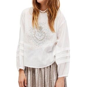Free people ivory gemsunburst detail XS